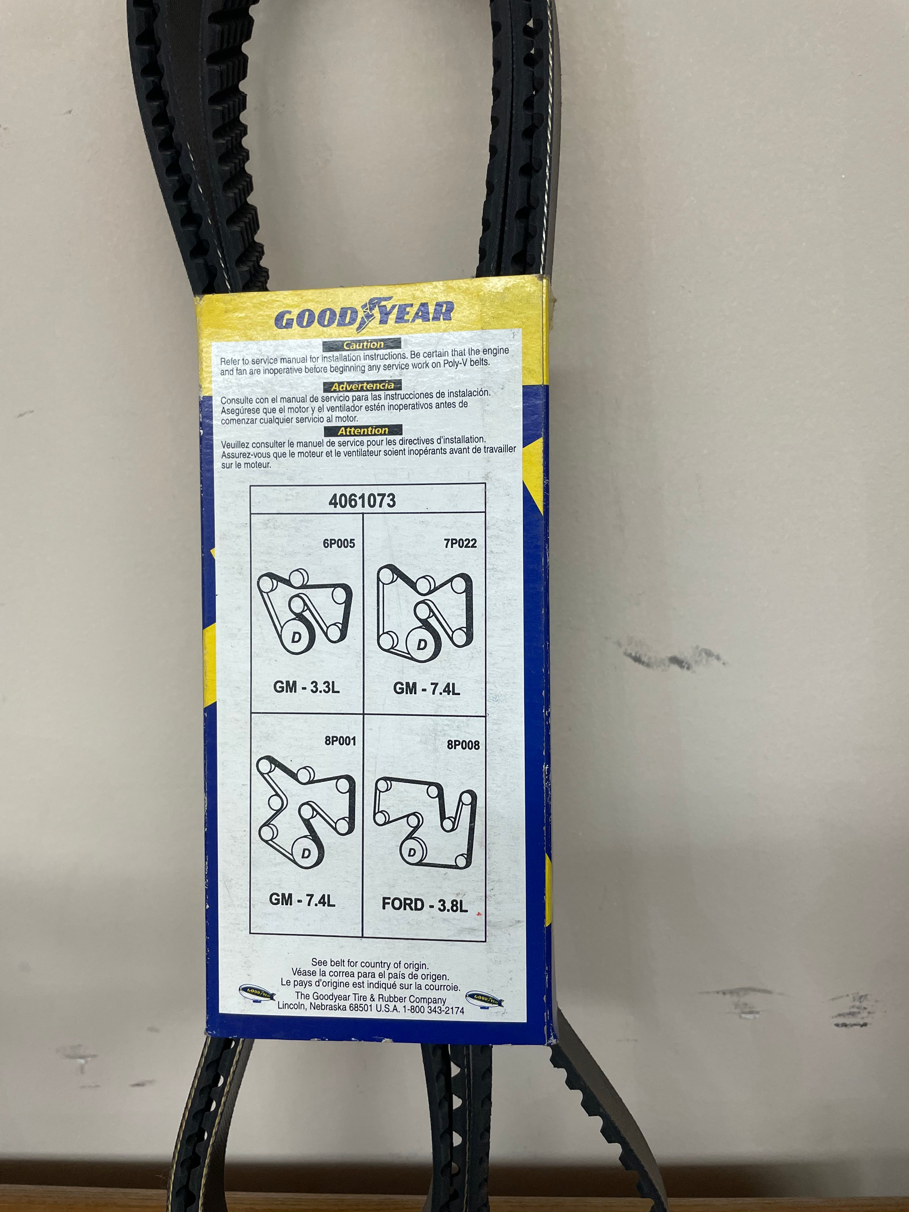 6PK2725 – Serpentine Belt / Poly-V 6-Rib (2725 mm)