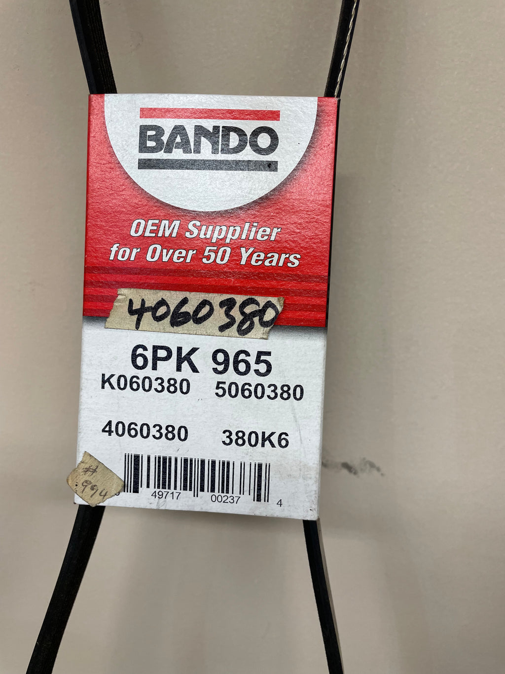 Bando 6PK965 Serpentine Belt – 6-Rib, 965 mm