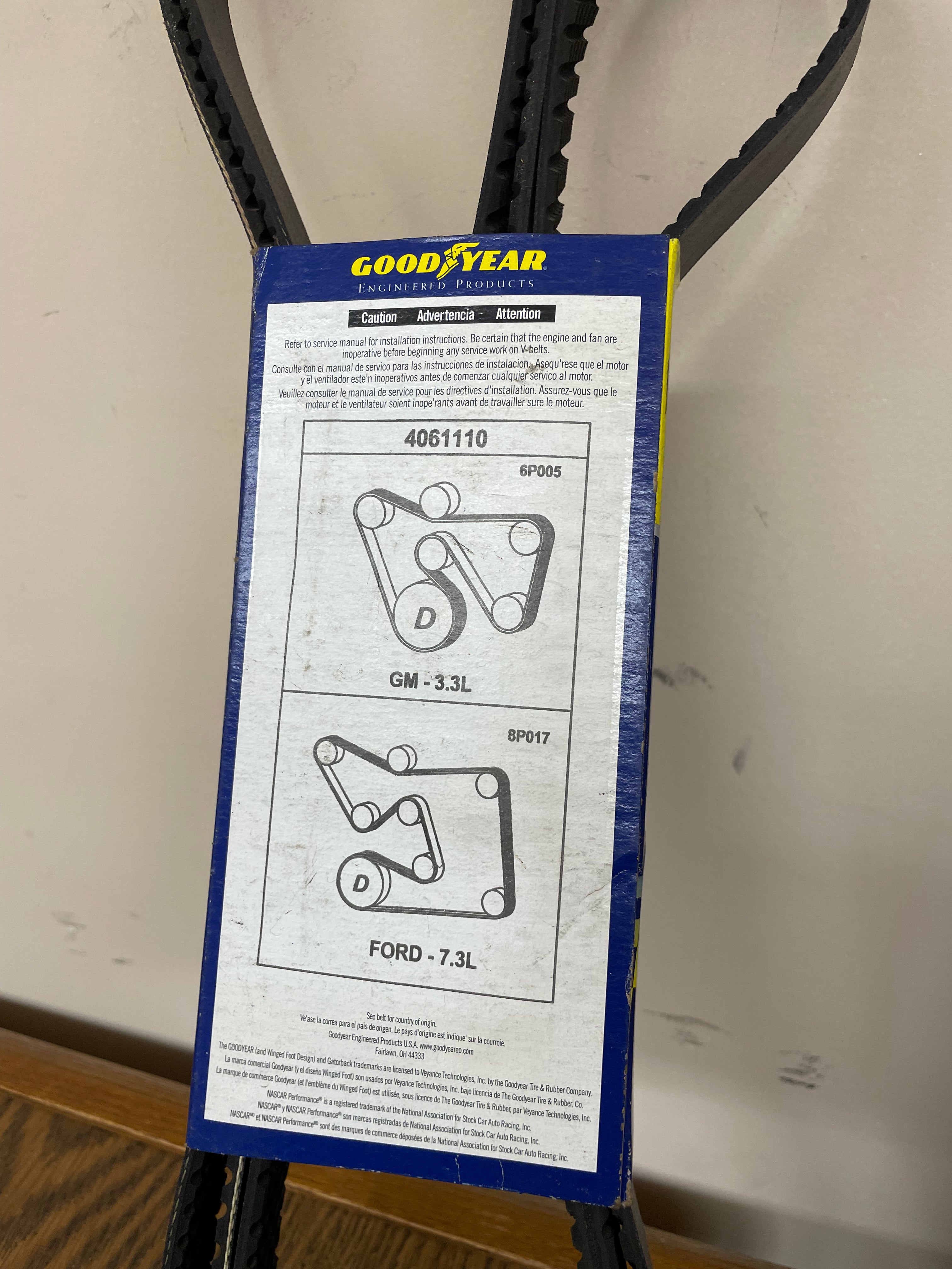 6PK2820 Serpentine Belt – 6-rib Micro-V