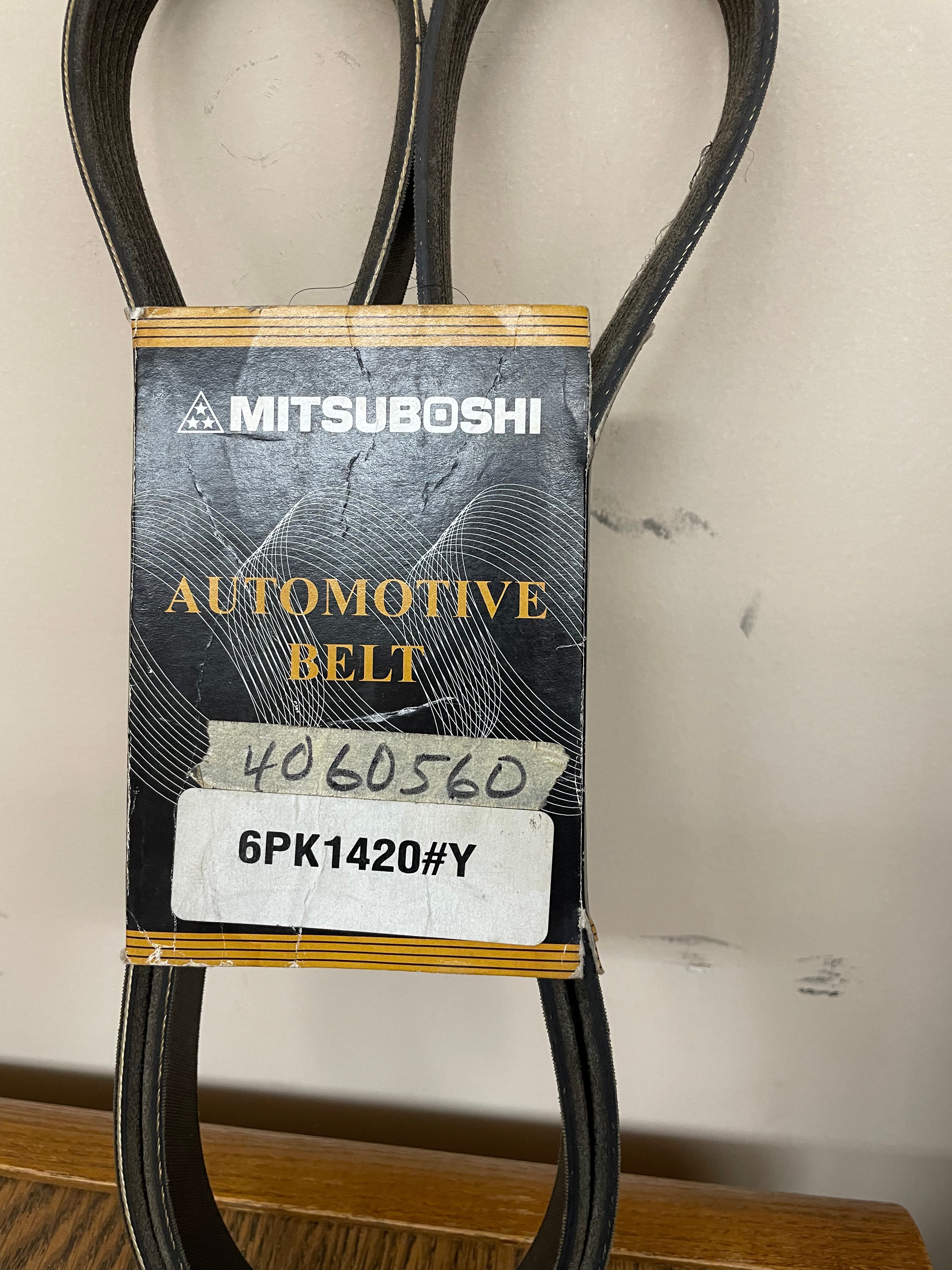 Mitsuboshi 6PK1420 – Serpentine / V‑Rib Automotive Belt (6 ribs, 1420 mm)