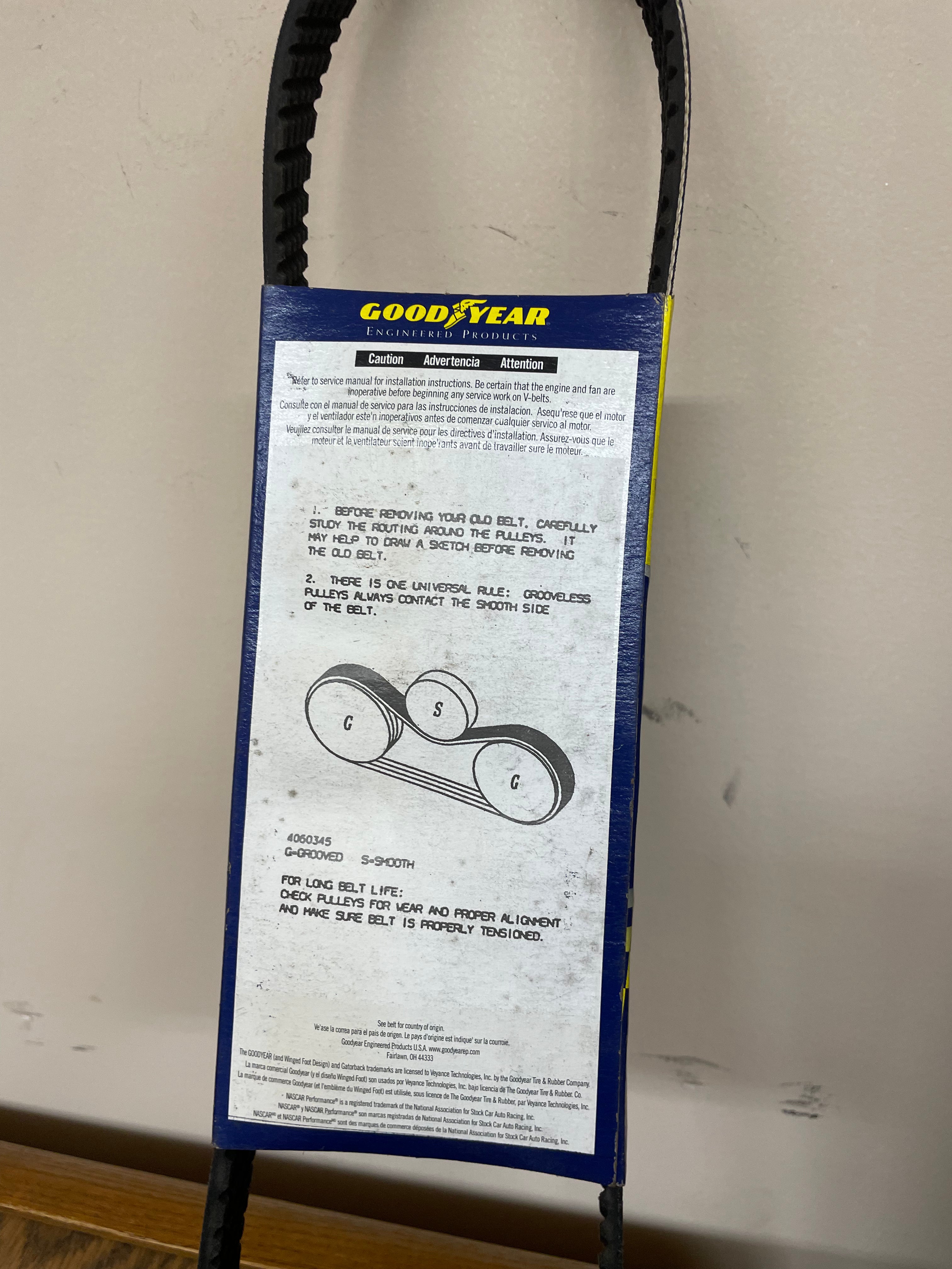 Belt Goodyear gatorback 6PK0875