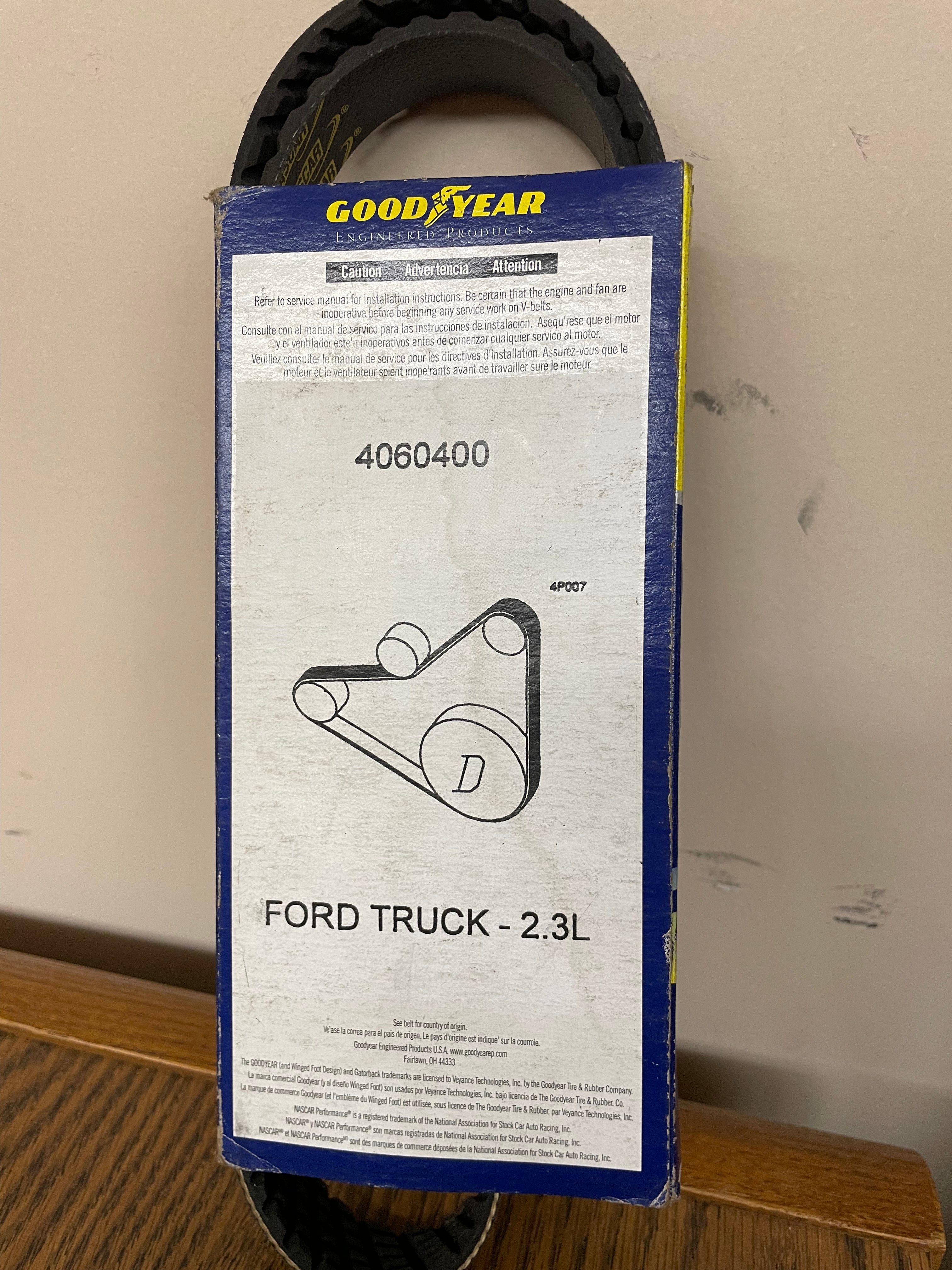 Goodyear Gatorback 6PK1015 – 6‑Rib Serpentine Belt (1015 mm)